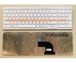 Sony Keyboard คีย์บอร์ด VAIO SVE17  ภาษาไทย อังกฤษ